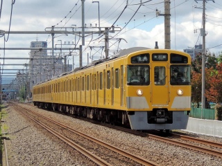 【西武】2000系 新宿線��4両+4連による併結��