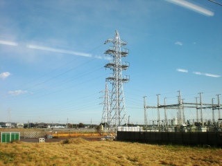 【東京電力】送電線��JR蒲須坂線 自社鉄塔を置き換え❔��